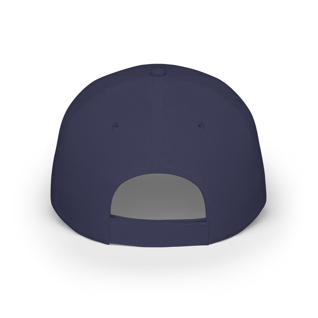 Embroidered 'V' Low Profile Baseball Cap — Minimalist Vintage Logo Hat