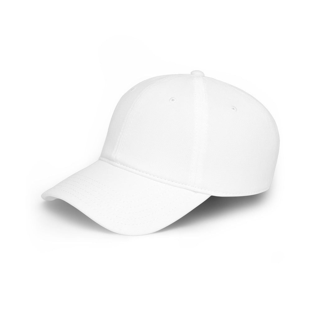 Embroidered 'V' Low Profile Baseball Cap — Minimalist Vintage Logo Hat