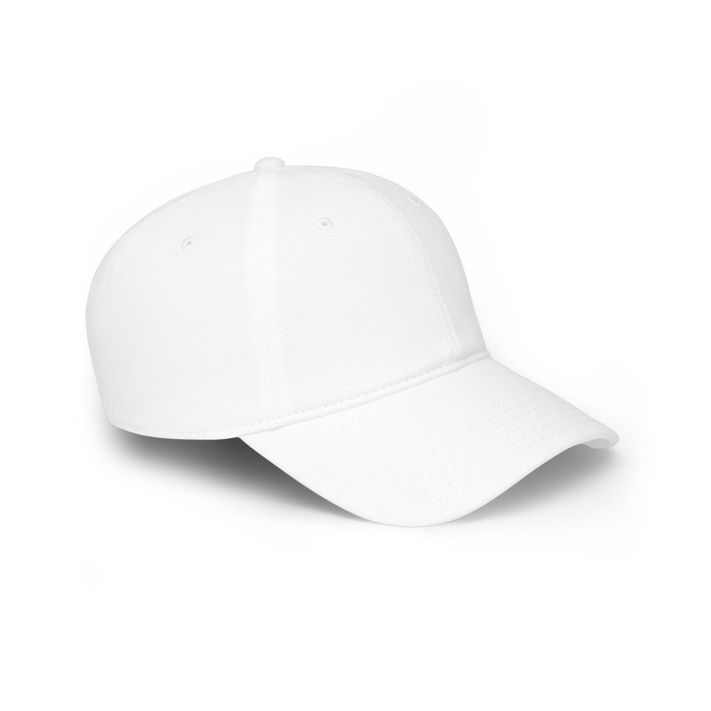 Embroidered 'V' Low Profile Baseball Cap — Minimalist Vintage Logo Hat