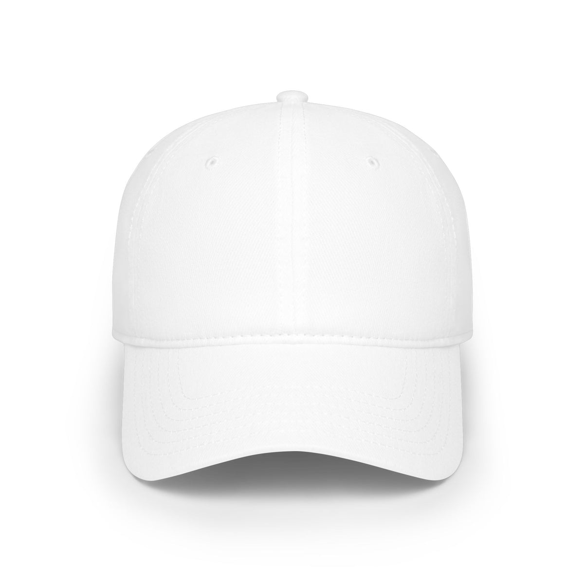 Embroidered 'V' Low Profile Baseball Cap — Minimalist Vintage Logo Hat