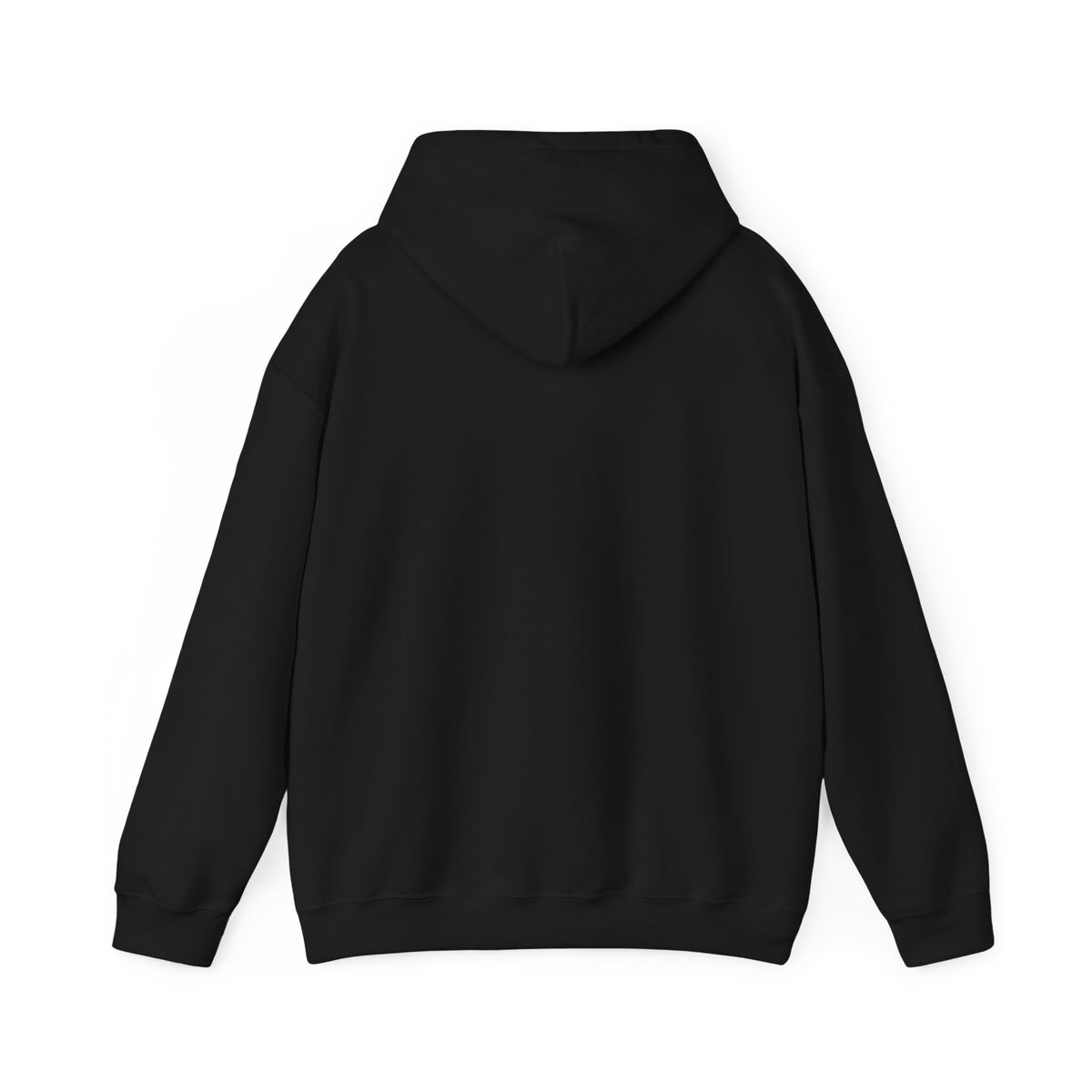 V Logo Black Hoodie – Minimal Gothic 'V' Pullover