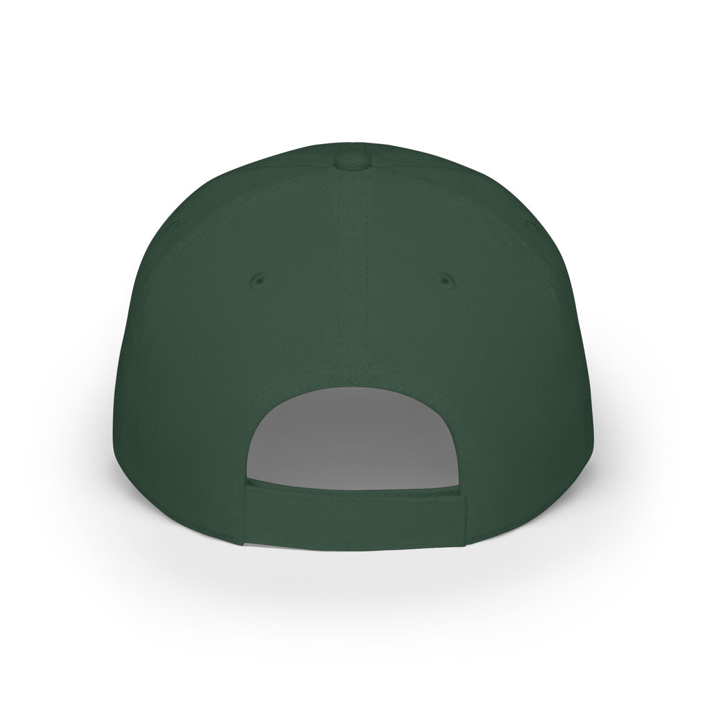 Embroidered 'V' Low Profile Baseball Cap — Minimalist Vintage Logo Hat