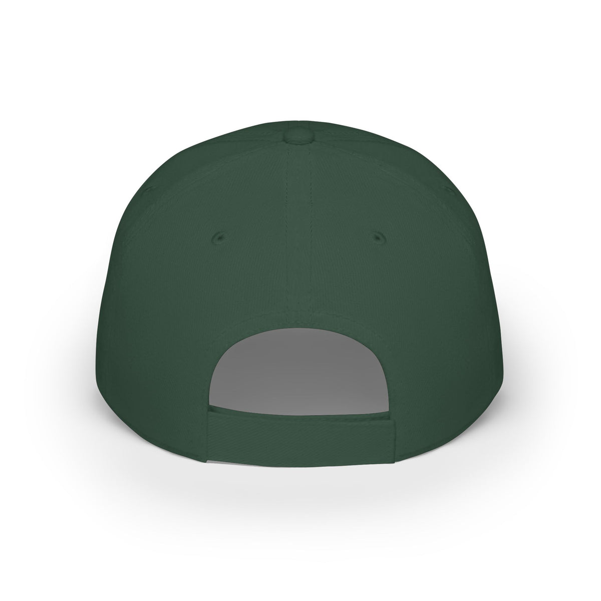 Embroidered 'V' Low Profile Baseball Cap — Minimalist Vintage Logo Hat