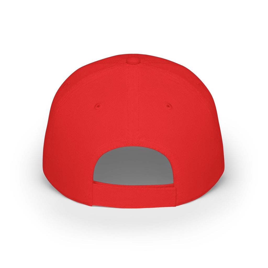 Embroidered 'V' Low Profile Baseball Cap — Minimalist Vintage Logo Hat